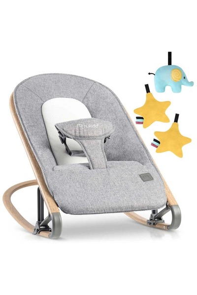 NUKIDO Balansoar bebelusi, cadru metalic si mecanism din plastic rezistent, 2...