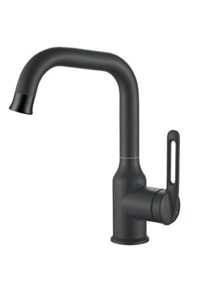 VM1402 STELLO MATT BLACK LAVABO BATARYASI MEDIUM