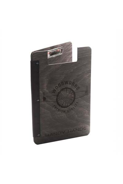OEM Premium Double Wooden Clipboard HH943 Personalized with Leather Edge A4 Format 21x33 cm