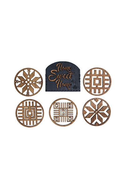 OEM HandyHands Customizable Glass Holder Set Traditional 9 cm x 9 cm