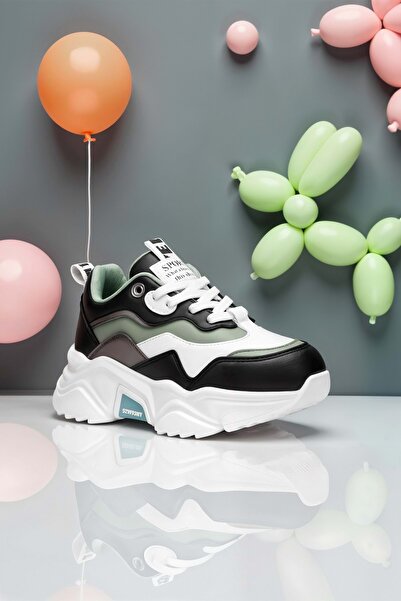 DARK SEER Kids DS 2110 Beyaz Siyah Çocuk Sneaker