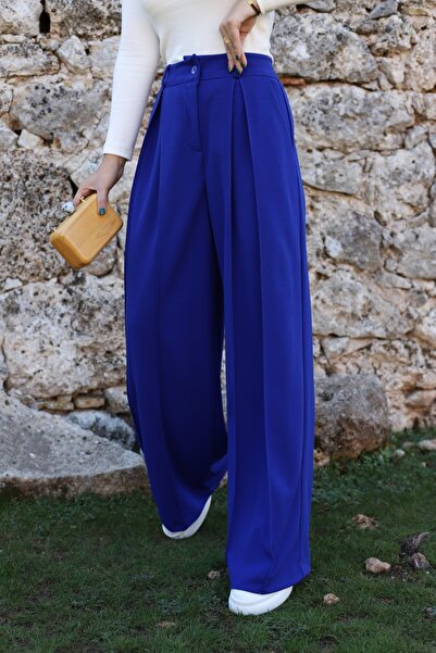 bytugcekaya Saks Pleated Palazzo Pants