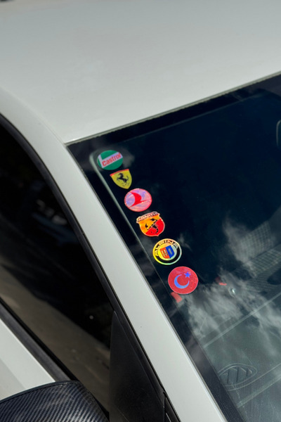 Banxtre Araba ve Motor İçin Hologramlı Yuvarlak Stickers ( Etiket)