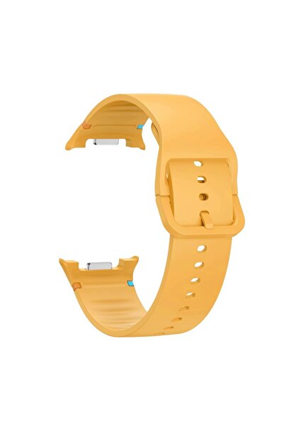 REDz Accessories Curea sport simplă, Samsung Galaxy Watch 8 / Watch 8 Classic, reglabilă, silicon, galbenă