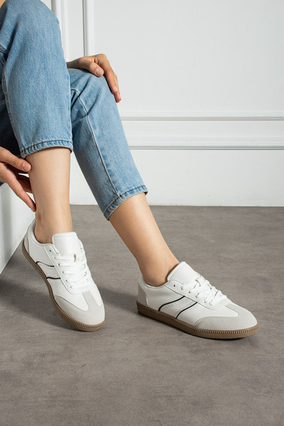 pasyone Λευκά Γυναικεία Καθημερινά Κομψά Αθλητικά Παπούτσια