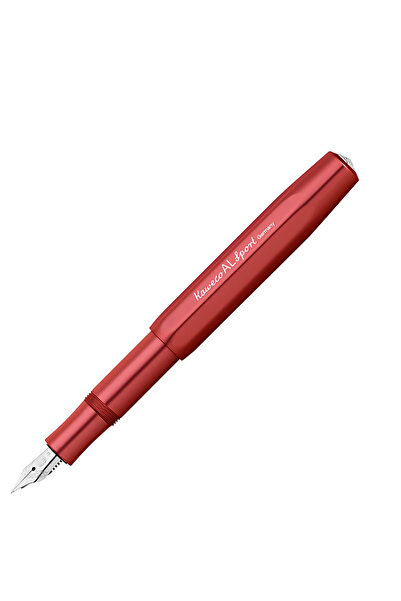 Kaweco قلم حبر جاف Al Sport باللون الأحمر الداكن