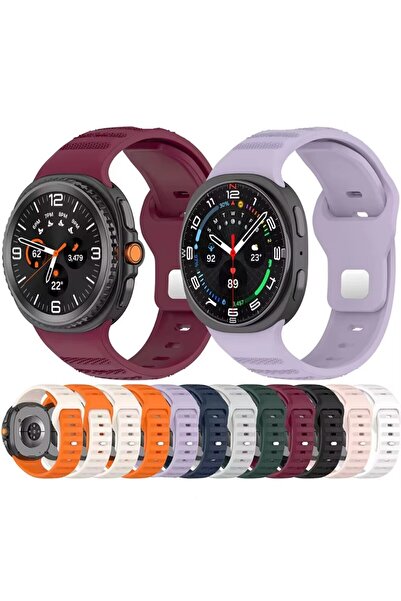 REDz Accessories Κυματιστό λουράκι, Sport, Samsung Galaxy Watch 8 / Watch 8 Classic, Ρυθμιζόμενο, Σιλικόνη, Γκρι