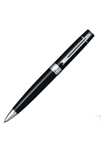Sheaffer قلم حبر جاف 300 بإطار كروم أسود لامع