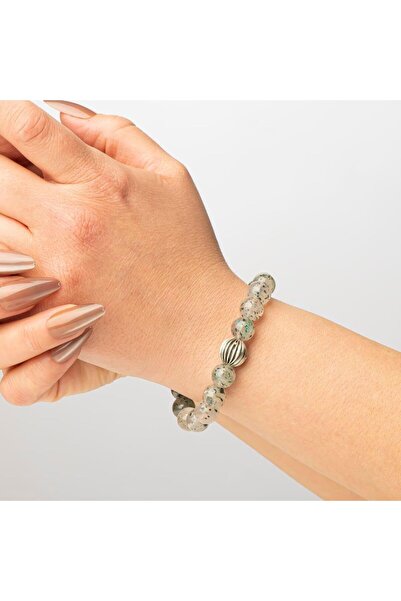 Mitr Chrysocolla Natural Stone Bracelet (10 mm) – Heart Frequency