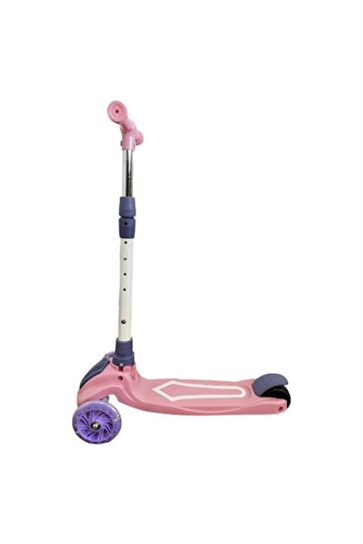 Mixbo Trotinetă pliabilă cu roți luminoase Mixbo, ghidon reglabil, 1,5 ani, roz/violet