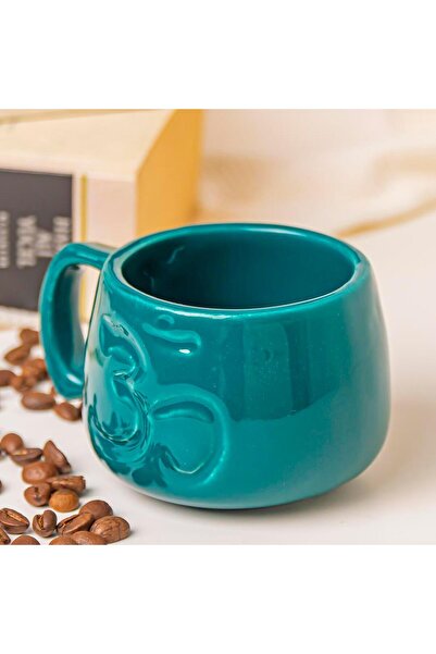 Mitr Om Green Handmade Mug Cup