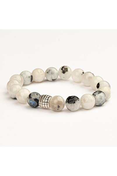 Mitr سوار من حجر القمر الطبيعي (10 مم) - روحاني ومتناغم