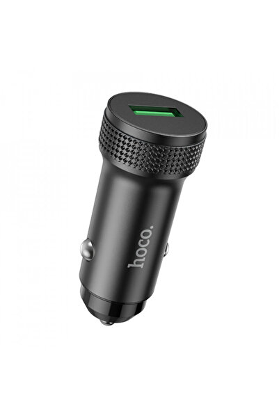 Hoco Car charger fast charge 18W, USB 3.0, (Z49A) - Black