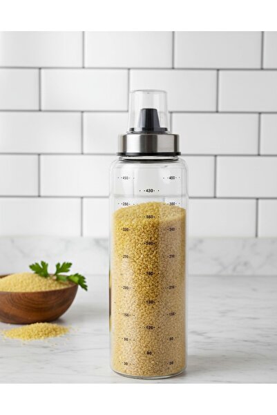 Consept 500 ml Borosilicate Transparent Seasoning Container with Lid and Scal...