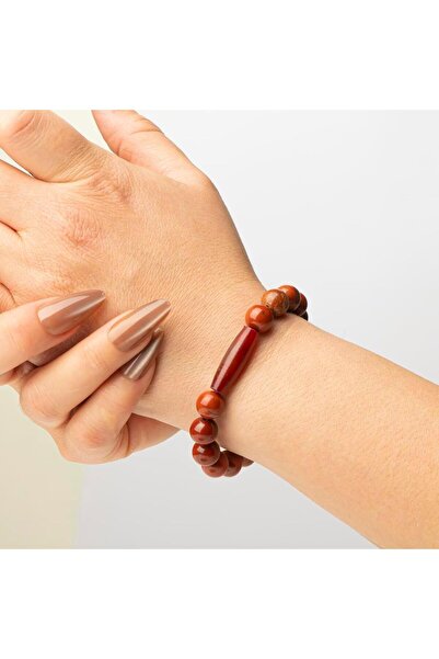 Mitr Jasper Natural Stone Bracelet (10 mm) – Shadow Lightness