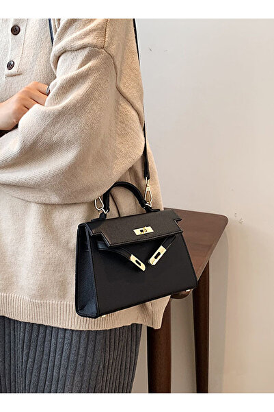 sharpdo Women's Fashionable Kelly Bag Portable Shoulder Bag 19*7*21CM