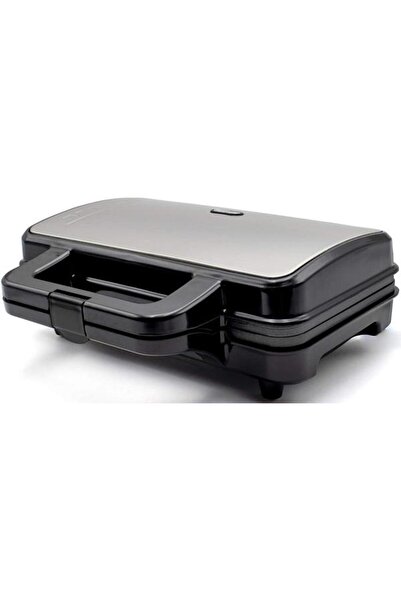 MPM Aparat de copt sandwich MOP-20 M, 900 W, plăci antiaderente (negru/argintiu)