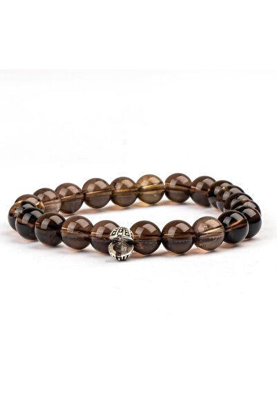 Mitr Smoky Quartz Natural Stone Bracelet (8 mm) – Deep Connection