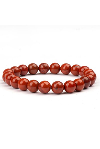 Mitr سوار من حجر الجاسبر الطبيعي (8 مم) - ضوء خفي