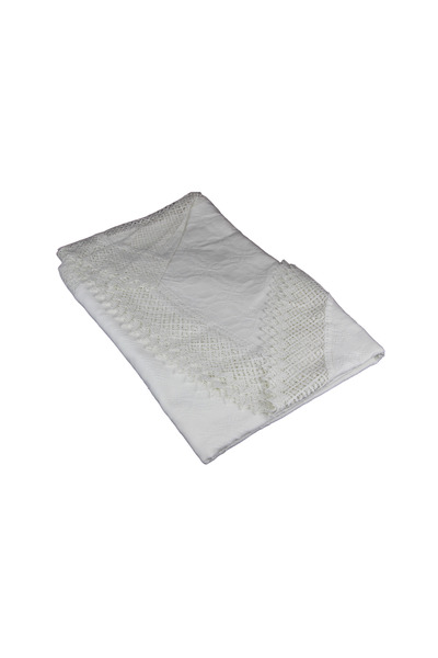 Nicoratex White Oval Tablecloth 220×160 cm