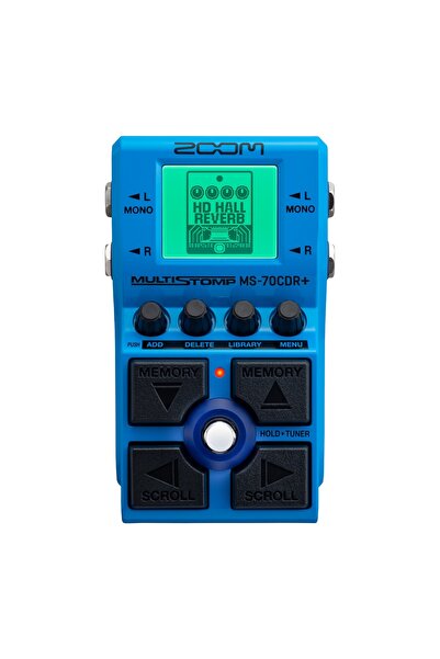 Zoom MS-70CDR+ MultiStomp Efekt Pedalı (Chorus / / Reverb)