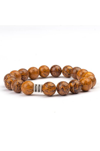 Mitr سوار من حجر اليشب الطبيعي (10 مم) - همس الطبيعة