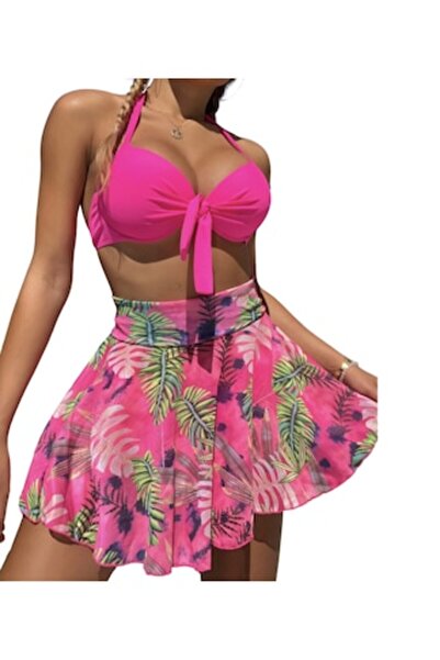 Mixbo - Three-Piece Swimsuit, Pretty Pink, Size S