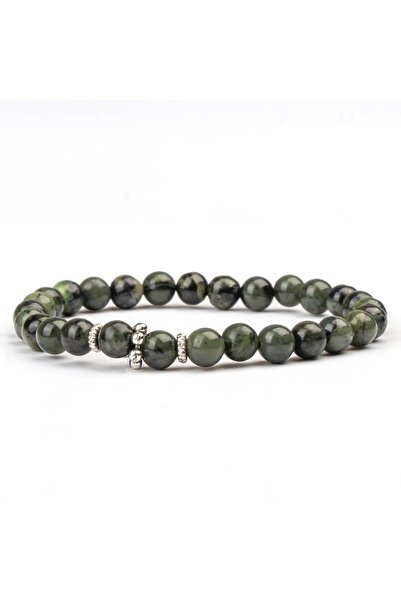 Mitr سوار من حجر اليشم الكندي الطبيعي (6 مم) - صمت عميق