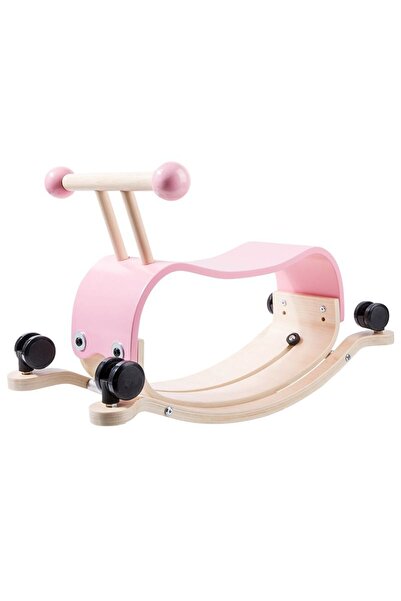 DacEnergy 2 in 1 wooden children's rocking chair, balance bike, with wheels