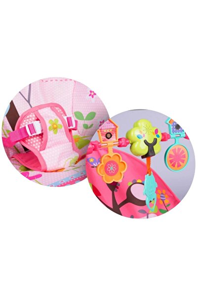 Ricokids Multifunctional rocking chair, metal frame, with vibrations, safety belt, adjustable backrest, 0...