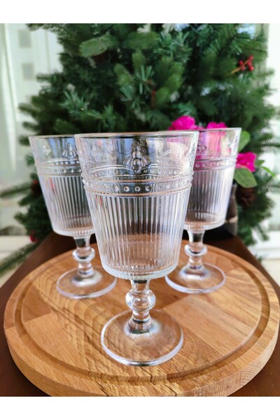 Madame Coco طقم كؤوس نبيذ أبيلي مكون من 4 قطع سعة 300 مل