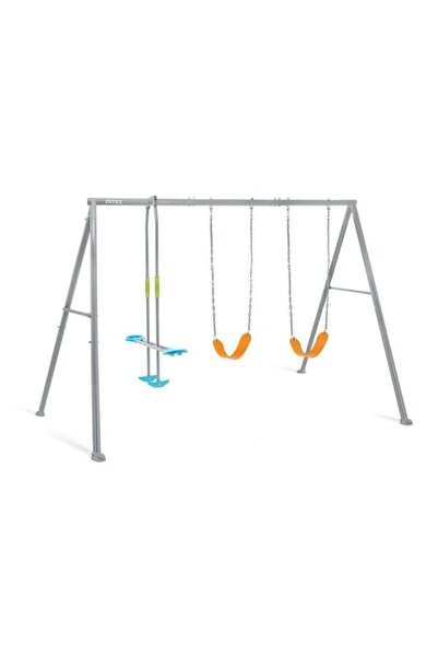 Intex Children's swing, with 2 chairs and rocking chair, metal structure, waterproof, age between 3-10 years...