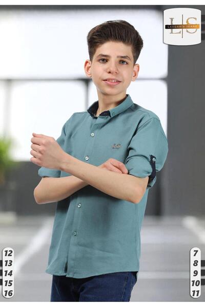 LASGARİS JEANS Lasgaris Jeans Boys' Long Sleeve Shirt