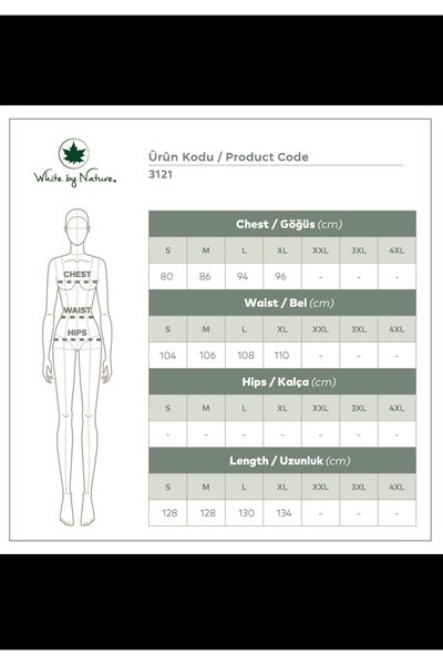 White By Nature Λευκό Γυναικείο Φόρεμα Παραλίας Wbn3121-XL