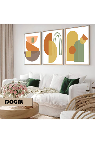 Harika bir ev Dečija soba Dnevna soba - Minimalistički Moderni Boemski Apstra...