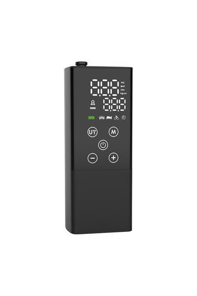 WellLuck Compresor de aer portabil WellLuck, 10,5 bar, 12V/4000mAh, afișaj LCD
