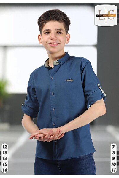 LASGARİS JEANS Lasgaris Jeans Erkek Çocuk Uzun Kollu Gömlek
