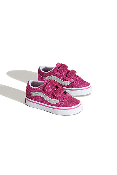 Vans Old Skool V Çocuk Bebek Cırtlı Günlük Ayakkabı Yürüyüş Ayakkabısı Sneaker Renkli