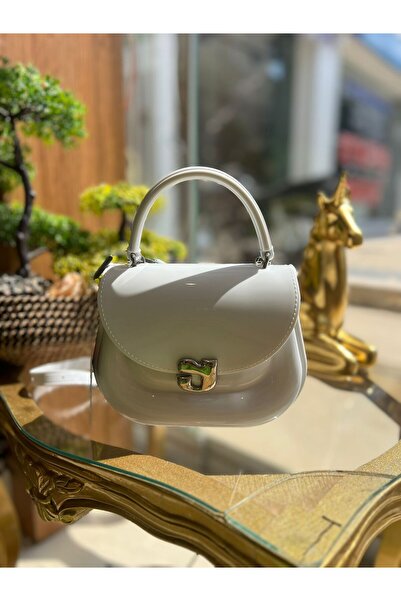 KRISTE BELL Women's Bag with Hand and Shoulder Strap Jole Acrylic 26656 White