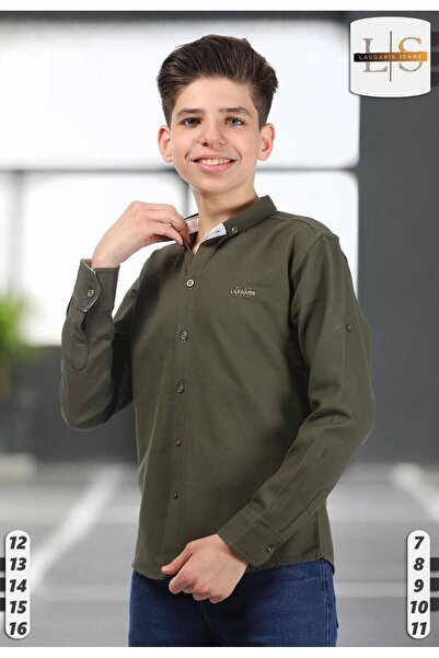 LASGARİS JEANS Lasgaris Jeans Boys' Long Sleeve Shirt