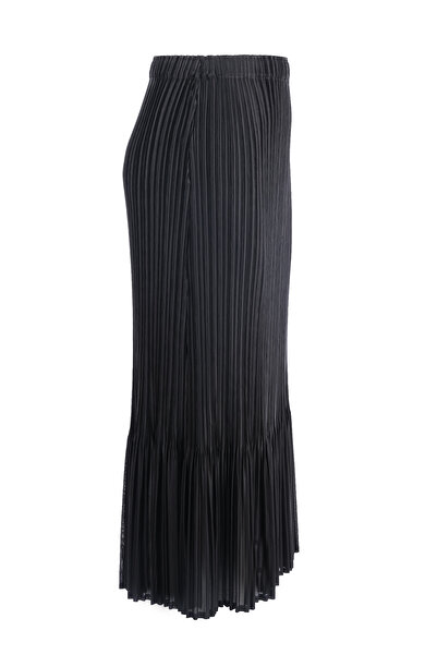 Ekol Pileli Midi Etek - Minimalist & Şık Günlük Stil