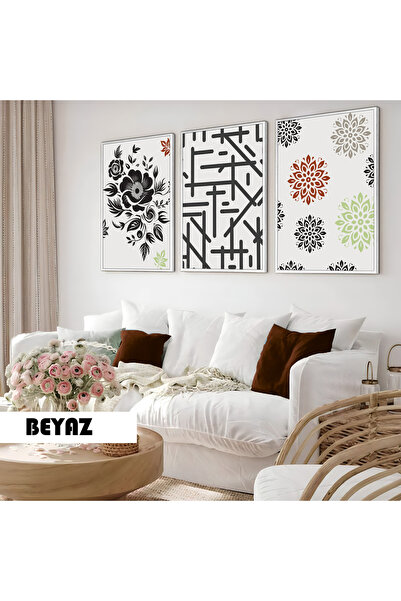 Harika bir ev Dečija soba Dnevna soba - Minimalistički Moderni Boemski Cvjetn...