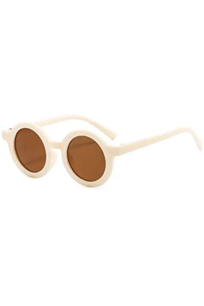 WellLuck - Children's Sunglasses, Lightweight and Comfortable, Age 3-8 Years, Color Cream