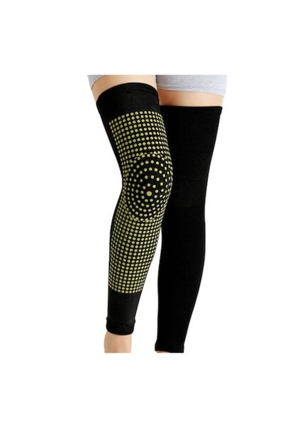 General Store Set 2 Genunchiere Lungi cu Auto-Incalzire, cu Turmalina, SA&SO General Store®, Elastice, Marime Uni