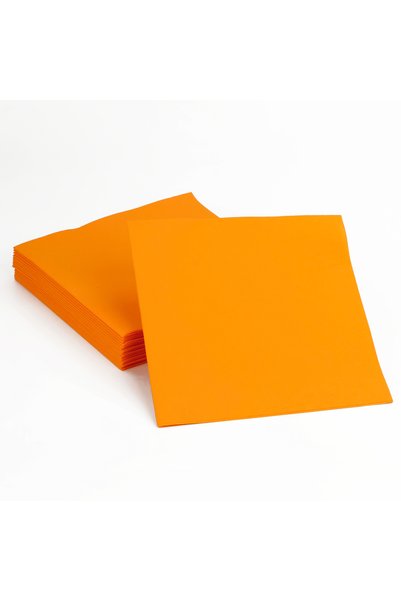 AIRLAID Turuncu Kumaş Dokulu Peçete 40x40 1/4 50'li Paket