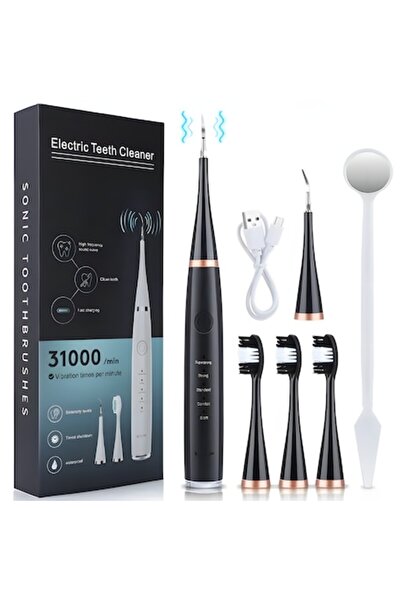 WellLuck Set Curatare Dentara 2 in 1 WellLuck, Periuta De Dinti Si Aparat Det...