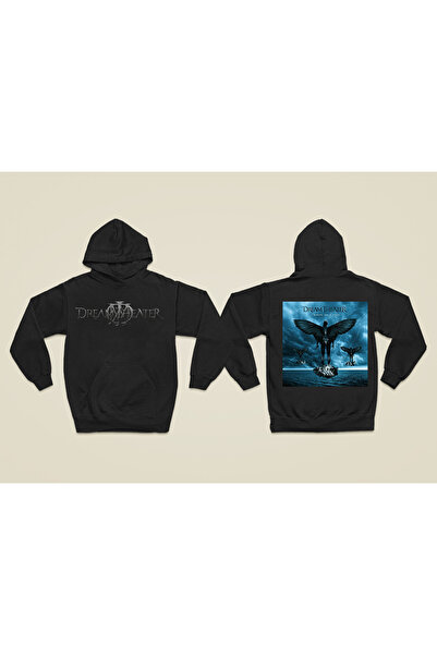 MAGORS Sweatshirt rock cu glugă, cu mânecă lungă, din bumbac imprimat DREAMTH...