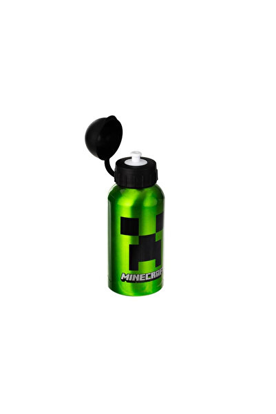 MINECRAFT Aluminum water bottle - green for children 400 ml