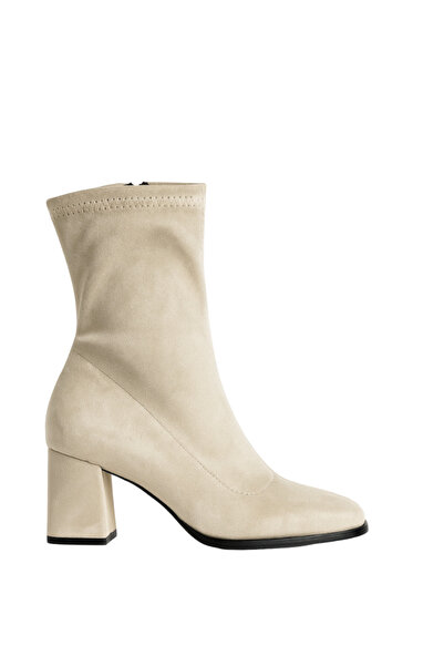 Giydim Gidiyor Mouni Süet Bot Bej