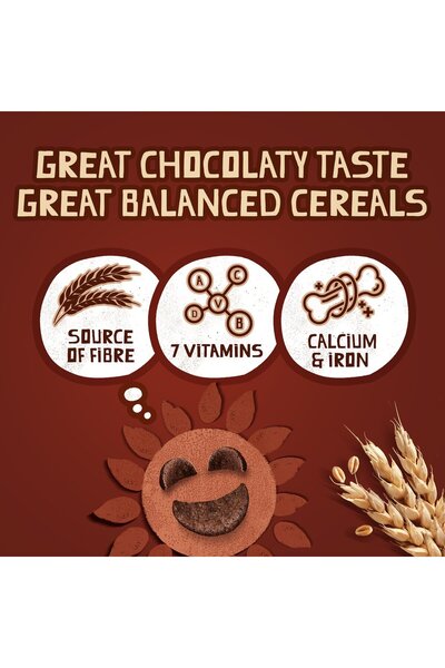 Nestle Chocapic Cereals Value Pack 645 g Whole Grain Chocolate Flavoured Cereal with Vitamins